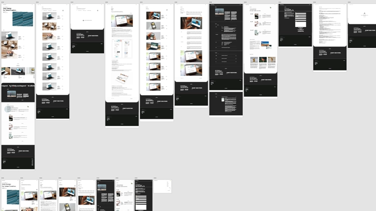 AdobeXDで制作したサイトデザイン